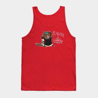 RAWR! Means I Love You in Dragonborn Tank Top